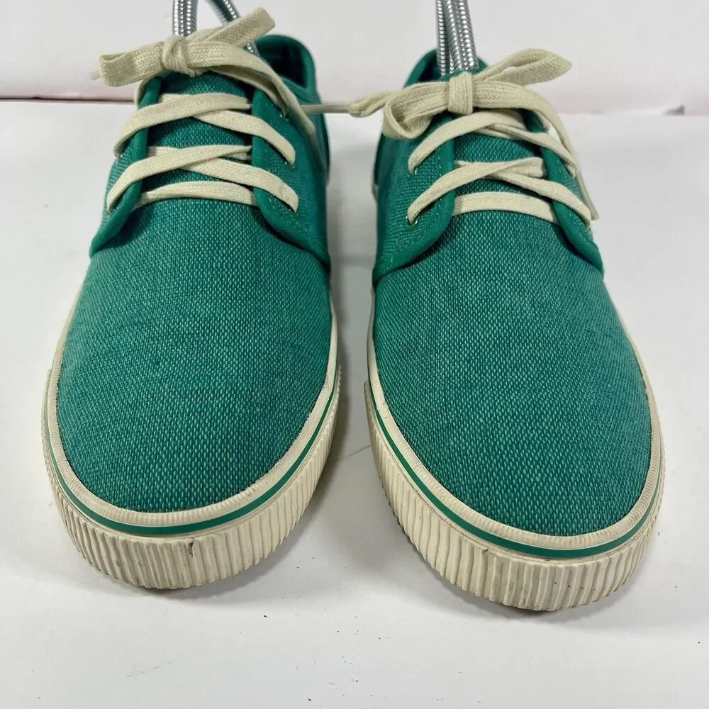 TOMS Paseo Canvas Sneakers – Teal Green – Men’s Size 7.5